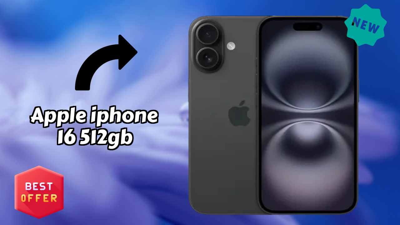 Apple IPhone 16 512GB Display Size: 6.1 Inches (15.49 Cm) Screen Quality