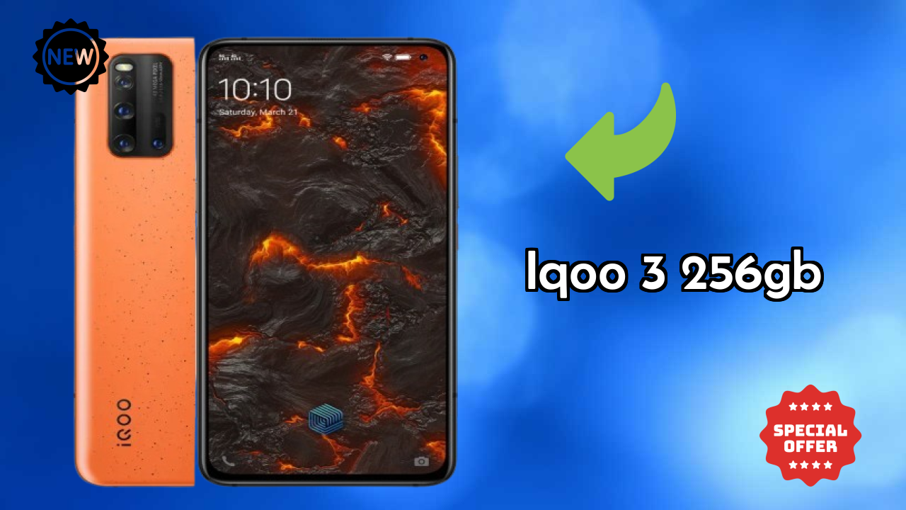 IQOO 3 256GB Display Technology: Super AMOLED Quality
