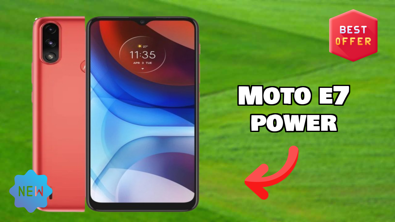 Moto E7 Power Display Technology: IPS LCD Quality