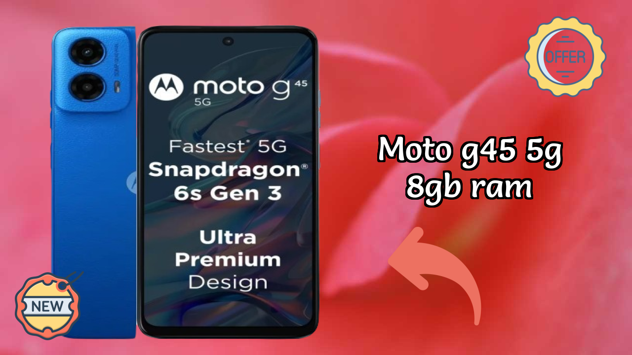 Moto G45 5G 8GB RAM Performance: 8 GB RAM Multitasking Test