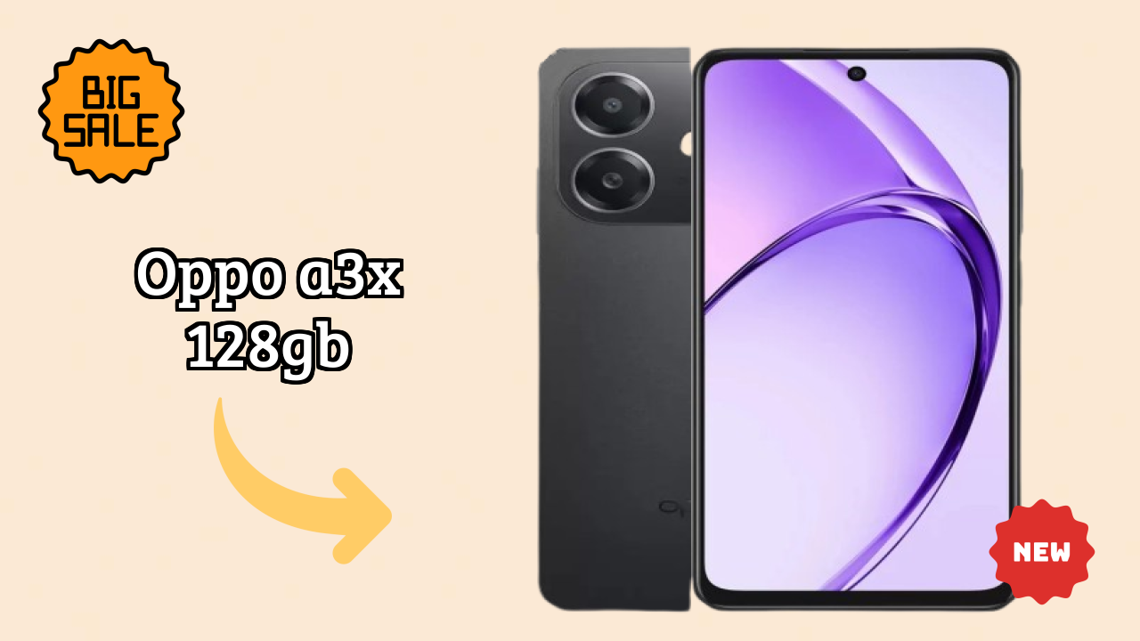 OPPO A3X 128GB at ₹10,735 - Best Deal Available Now