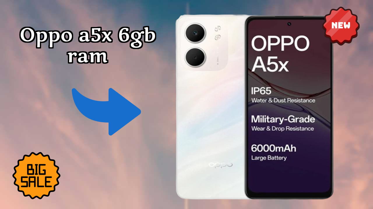 OPPO A5x 6GB RAM Price Drop: Just ₹13,999 Available