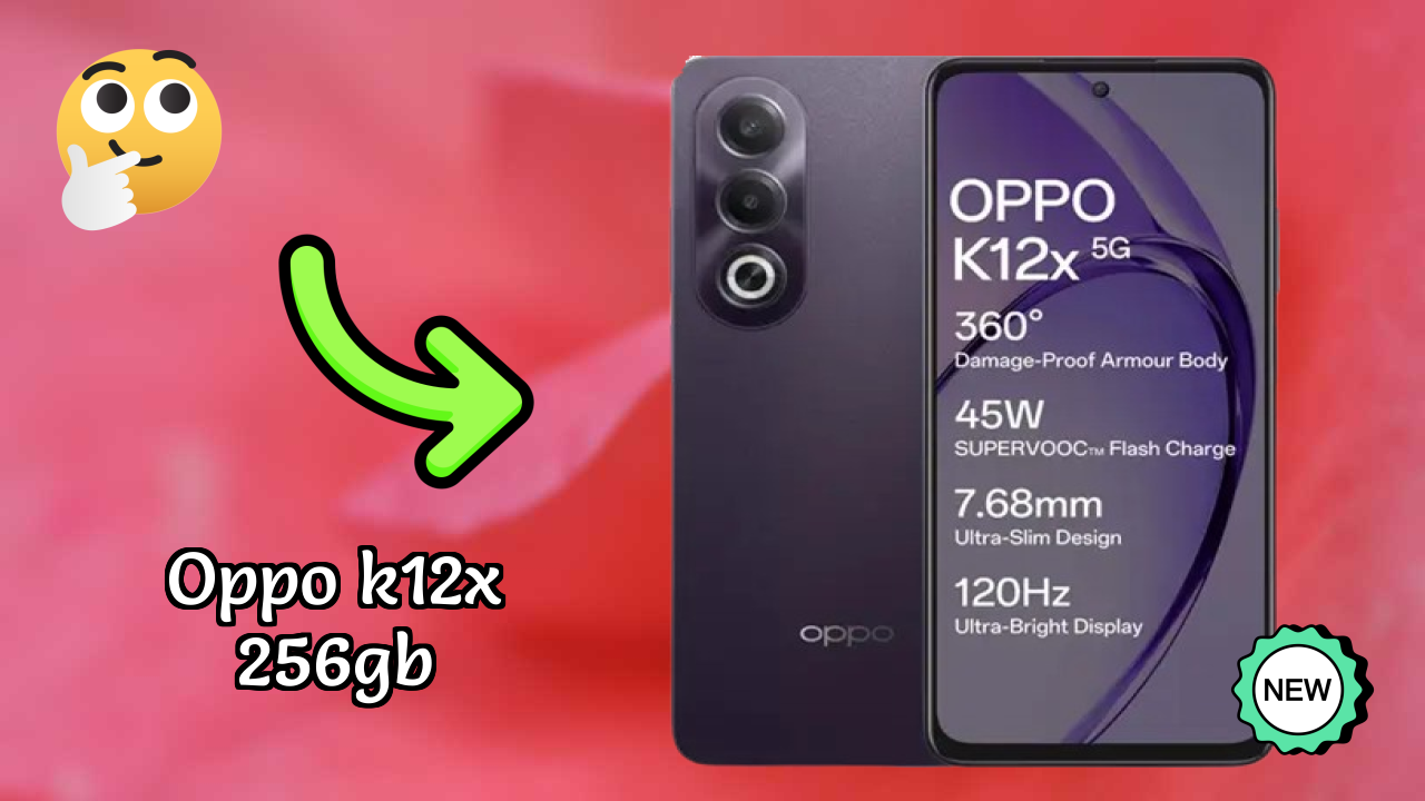 OPPO K12x 256GB Battery Life: 5100 MAh Charging Speed