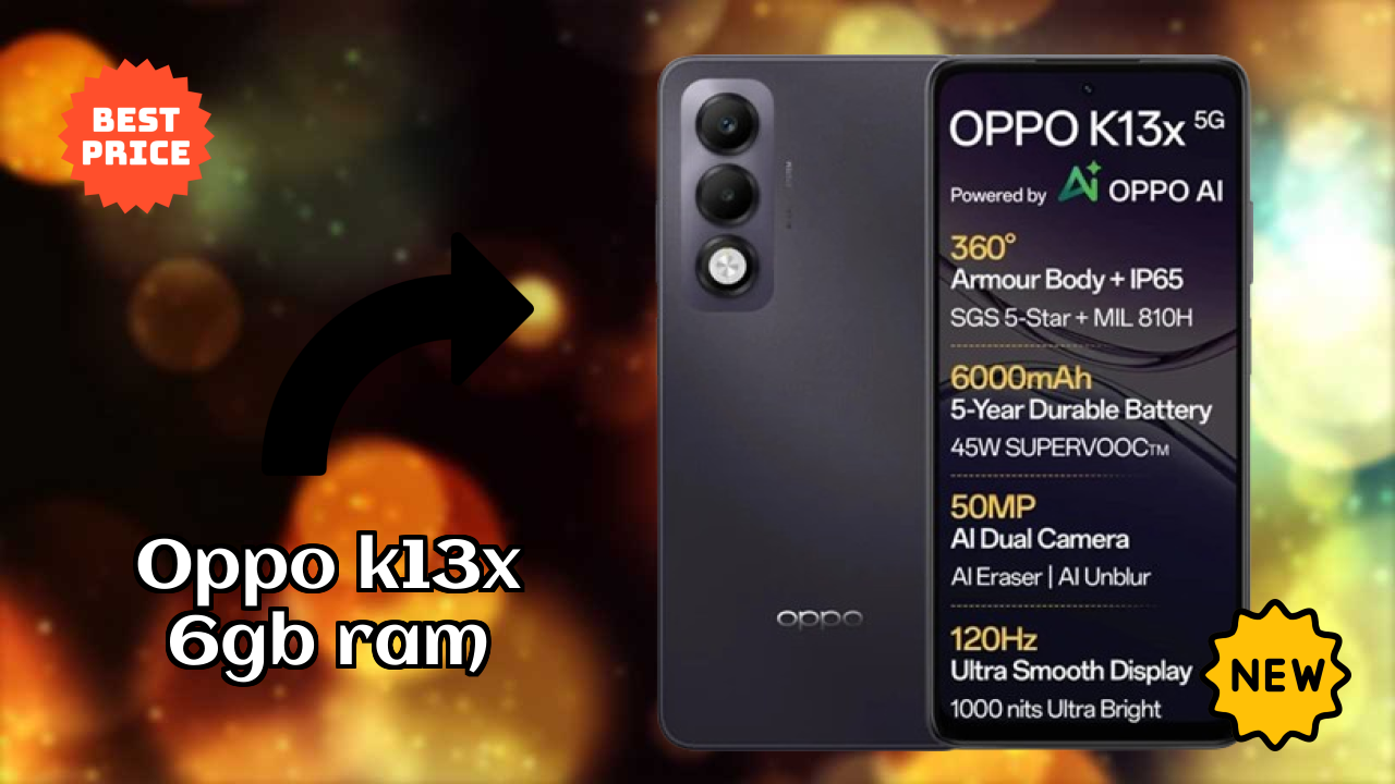 OPPO K13x 6GB RAM Processor Test: MediaTek Dimensity 6300 Benchmarks