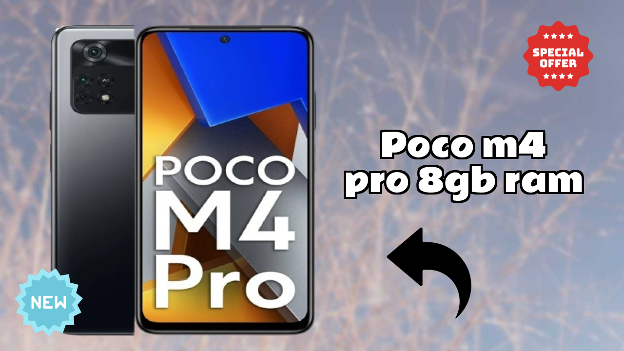 POCO M4 Pro 8GB RAM Display Quality: AMOLED Explained