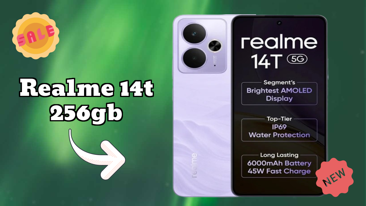 Realme 14T 256GB Display Quality: AMOLED Review