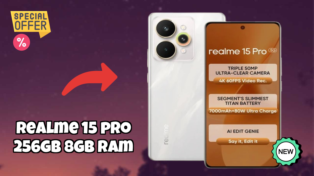 Realme 15 Pro 256GB 8GB RAM Display Size: 6.8 Inches (17.27 Cm) Screen Review