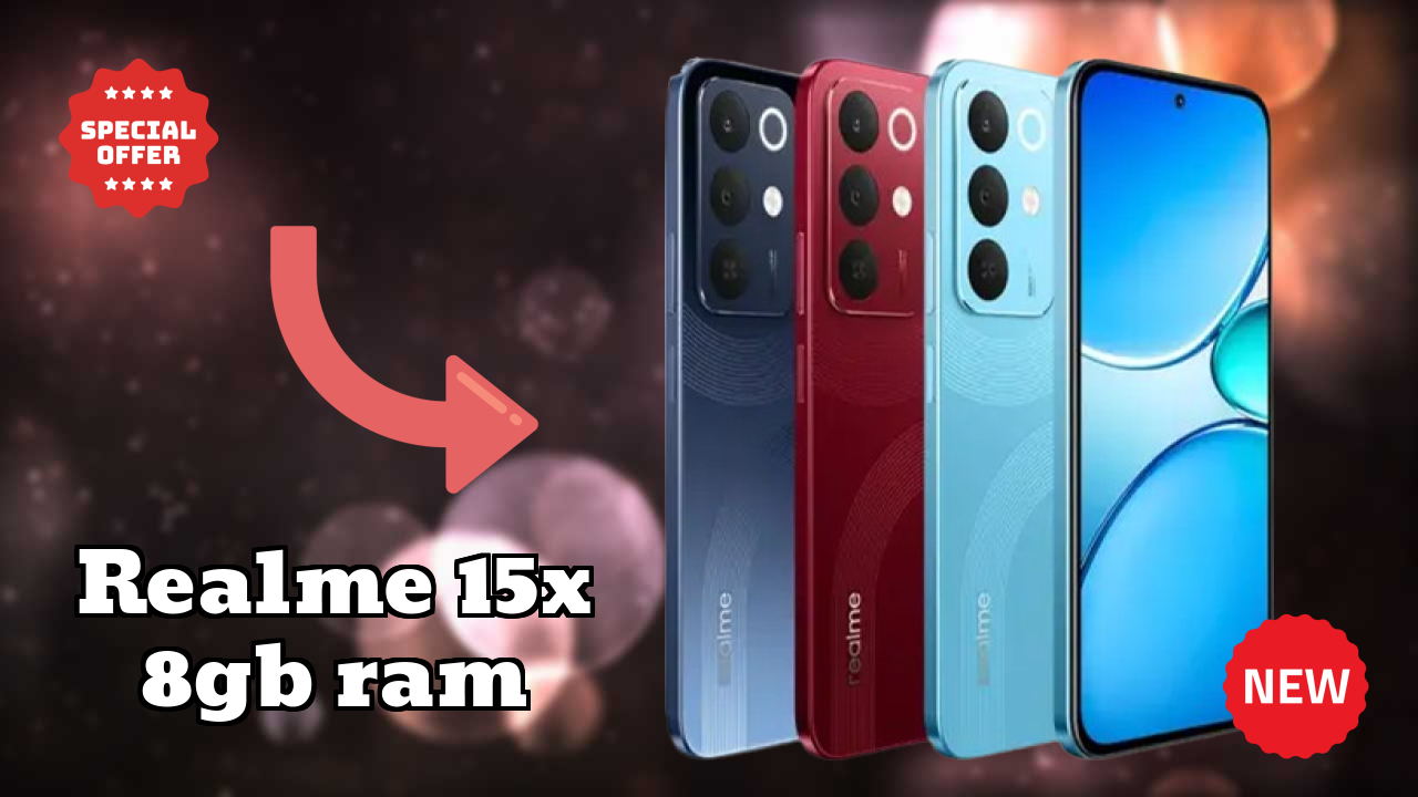 Realme 15x 8GB RAM at ₹17,899 - Best Features Listed