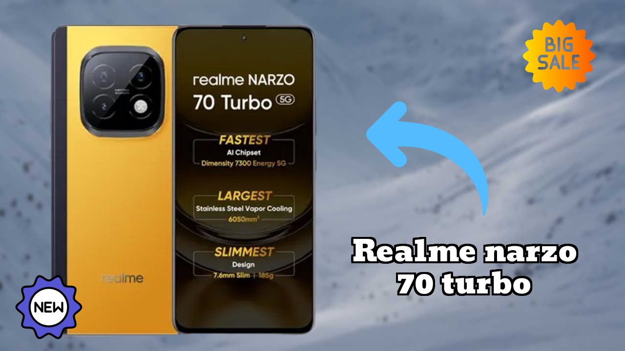 Realme Narzo 70 Turbo at ₹14,640 - Complete Specifications