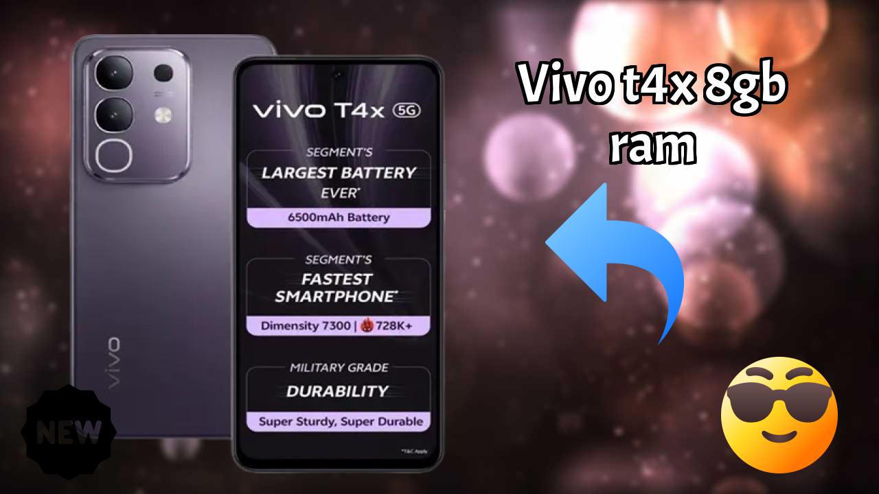 Vivo T4X 8GB RAM Performance: 8 GB RAM Gaming Tested