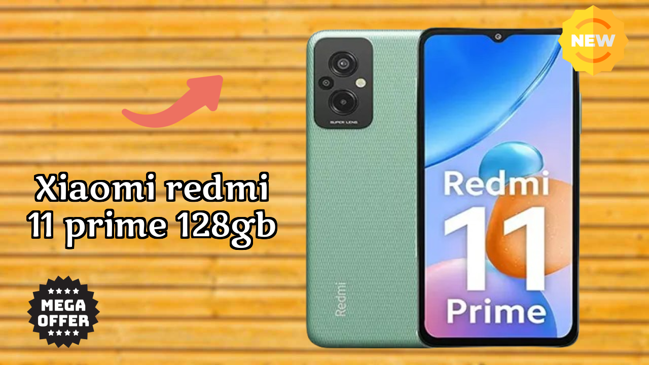 Xiaomi Redmi 11 Prime 128GB Display Technology: 6.58 Inches (16.71 Cm) Screen