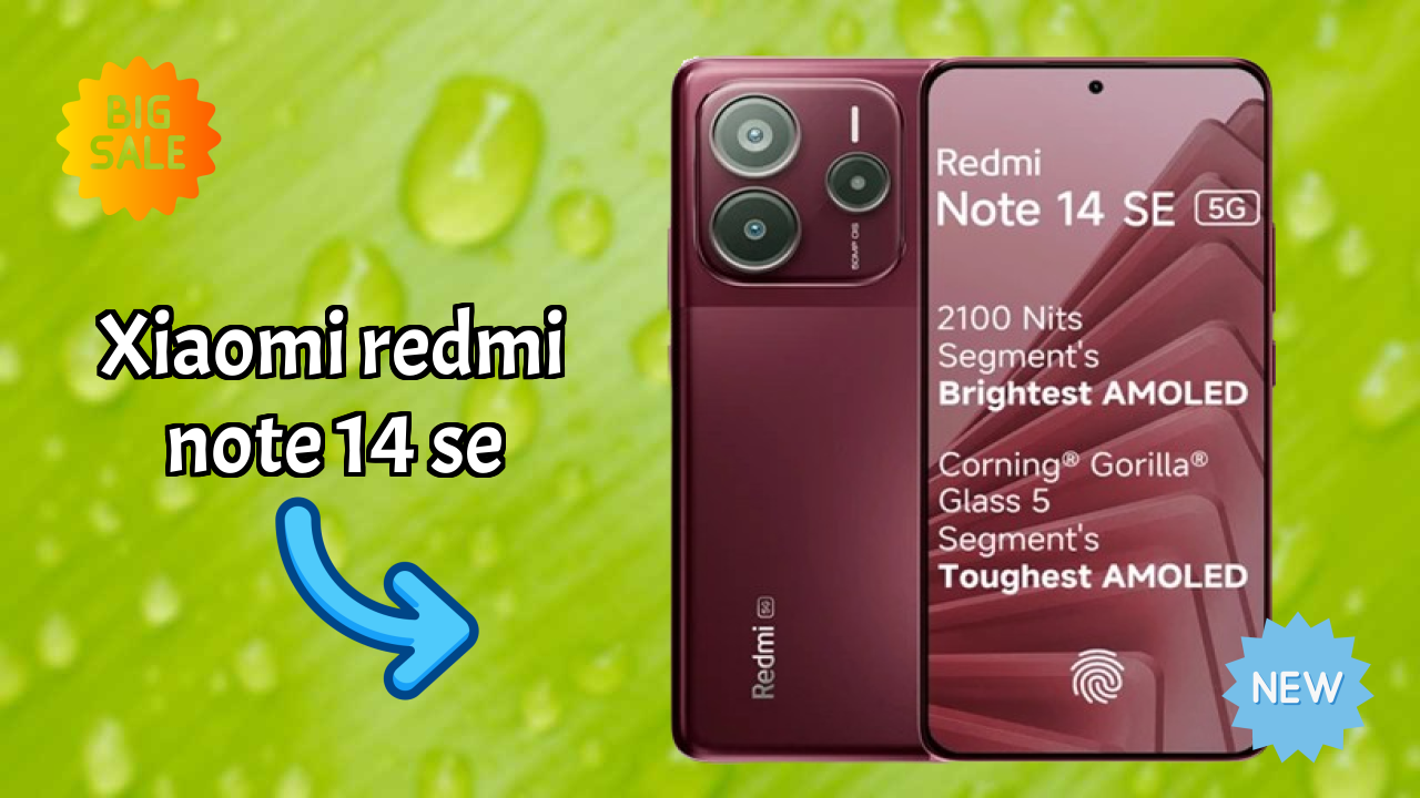 Xiaomi Xiaomi Redmi Note 14 SE - Best Features You Should Know